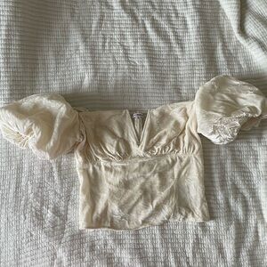 Reformation velvet top